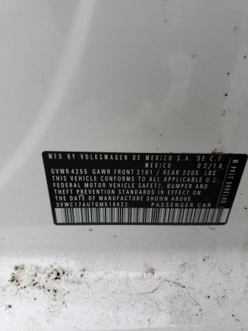 2016 VOLKSWAGEN GOLF SPORT - 3VWC17AU7GM519622