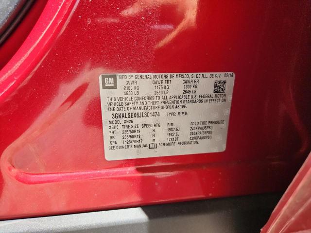 2018 GMC TERRAIN DE 3GKALSEX6JL301474