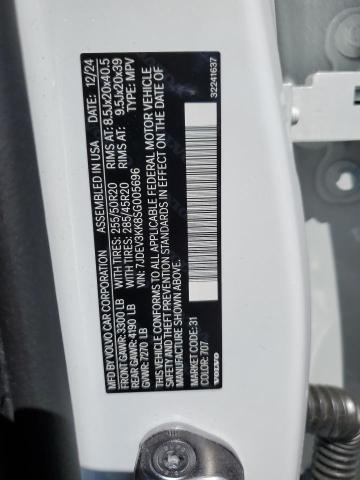 2025 VOLVO EX90 PLUS 7JDEV3KK8SG005696