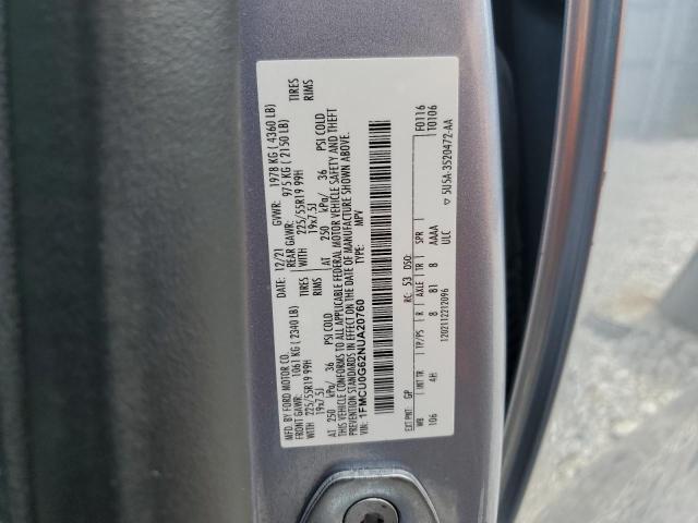 2022 FORD ESCAPE SE - 1FMCU0G62NUA20760