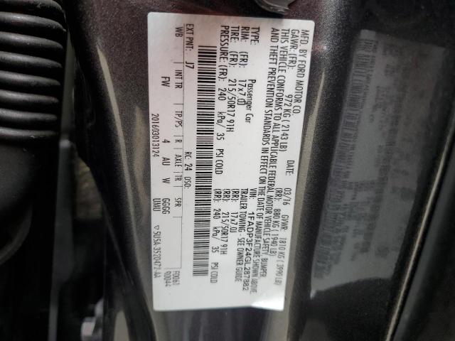 2016 FORD FOCUS SE - 1FADP3F24GL287882