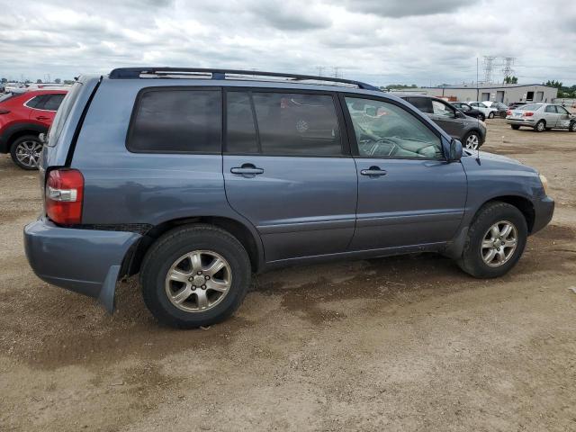 TOYOTA HIGHLANDER 2005 blue  gas JTEEP21A750081490 photo #4