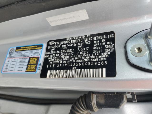 2019 KIA SORENTO LX - 5XYPG4A56KG559285