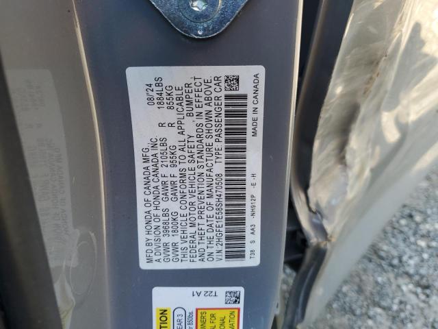 2025 HONDA CIVIC SI 2HGFE1E58SH470508