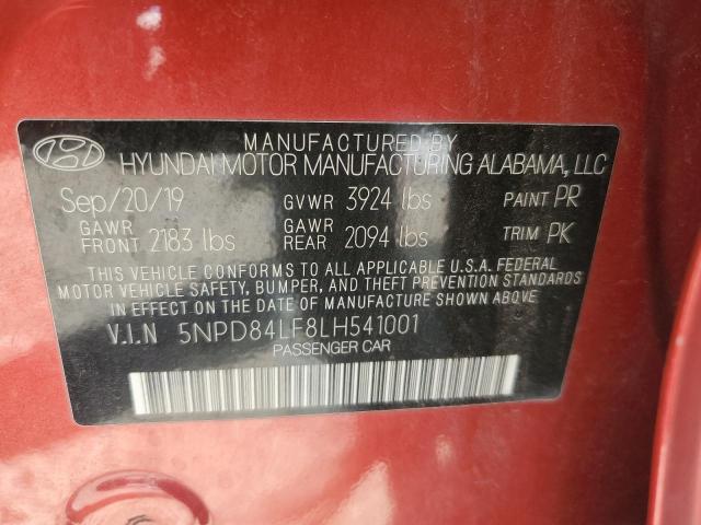 2020 HYUNDAI ELANTRA SE 5NPD84LF8LH541001
