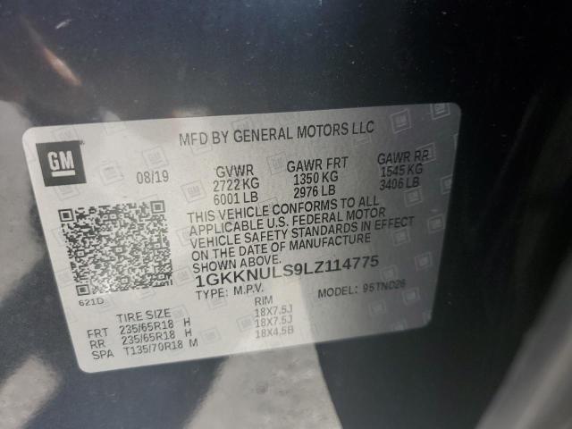 2020 GMC ACADIA SLT 1GKKNULS9LZ114775