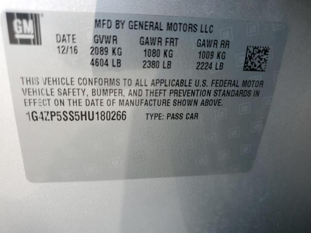 2017 BUICK LACROSSE E 1G4ZP5SS5HU180266