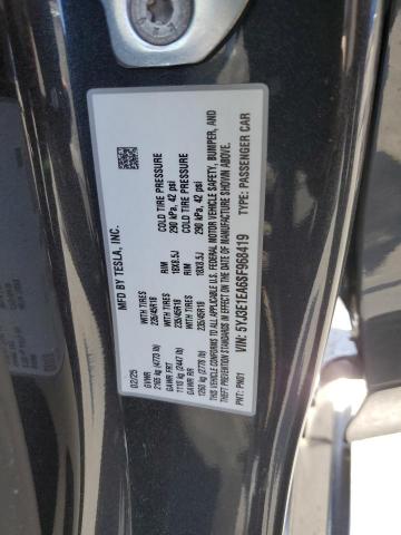 2025 TESLA MODEL 3 5YJ3E1EA6SF968419