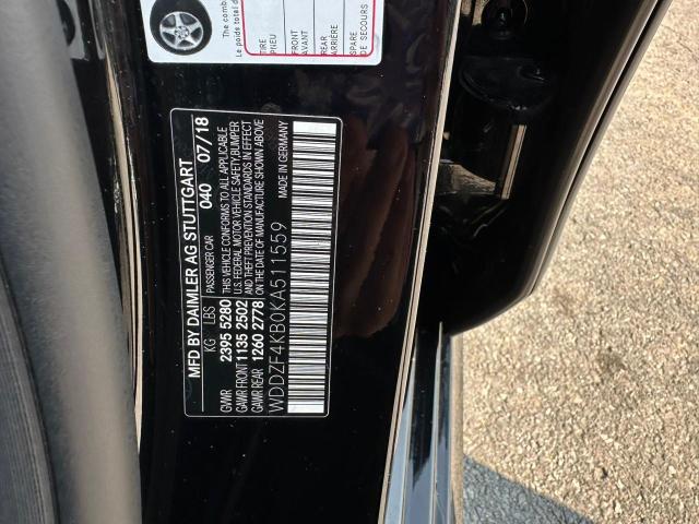 2019 MERCEDES-BENZ E 300 4MAT - WDDZF4KB0KA511559