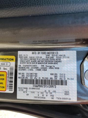 2015 FORD FUSION SE - 1FA6P0H72F5120973