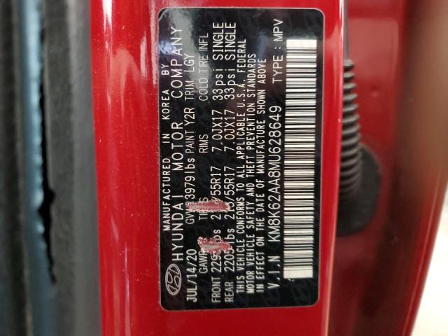 2021 HYUNDAI KONA SEL P KM8K62AA8MU628649