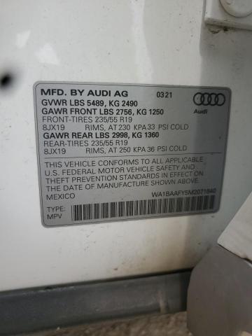 2021 AUDI Q5 PREMIUM - WA1BAAFY5M2071840