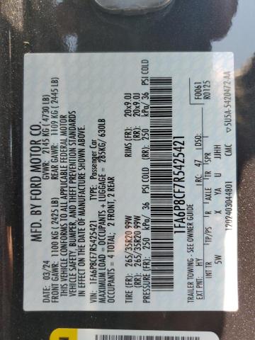 2024 FORD MUSTANG GT 1FA6P8CF7R5425421