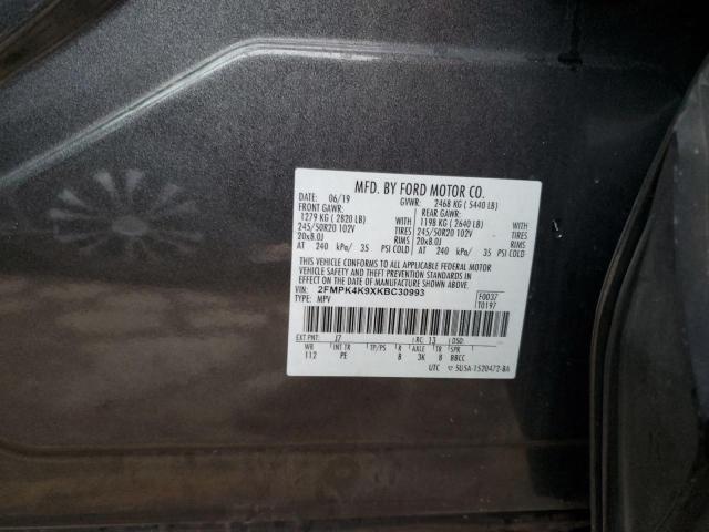 2019 FORD EDGE TITAN - 2FMPK4K9XKBC30993