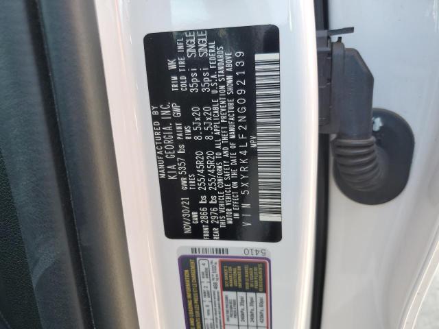 2022 KIA SORENTO SX - 5XYRK4LF2NG092139