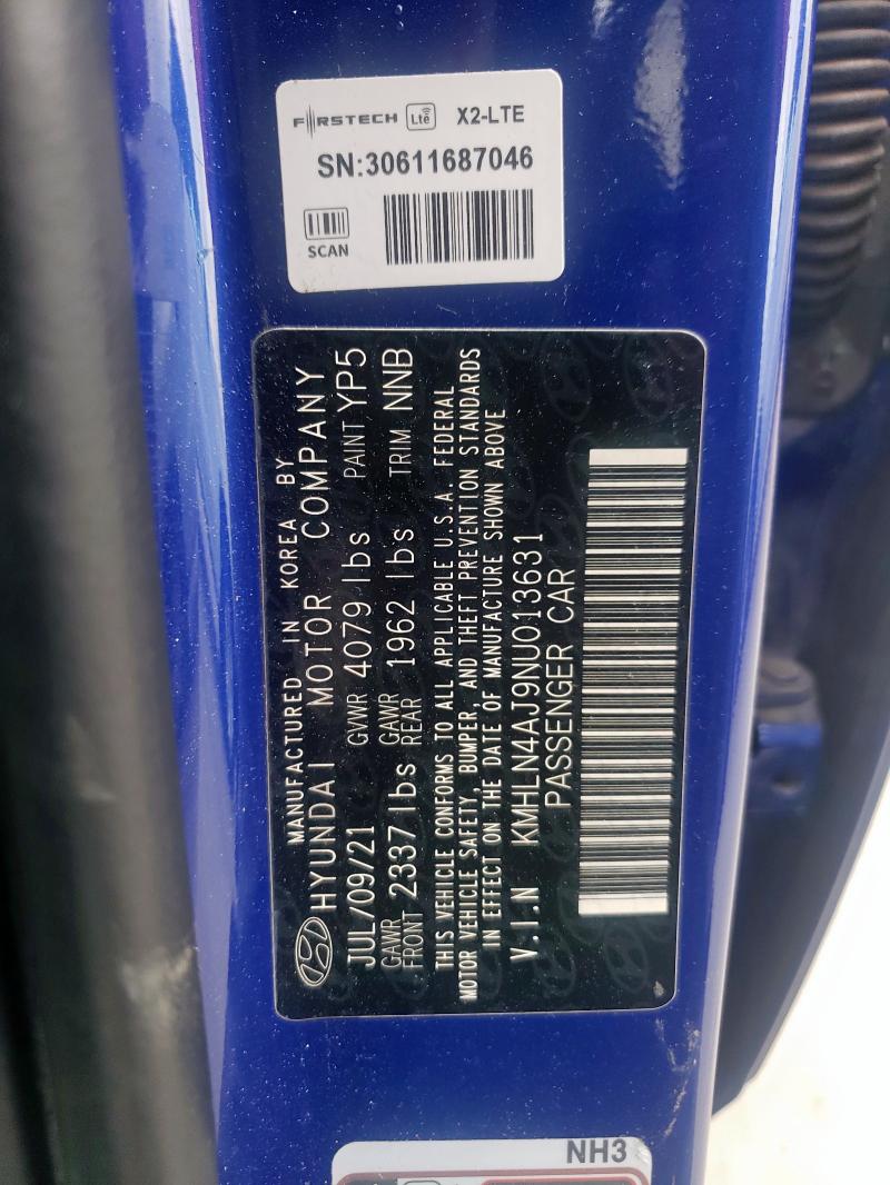 2022 HYUNDAI ELANTRA LI - KMHLN4AJ9NU013631
