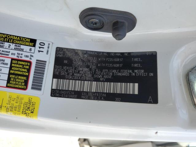 2018 TOYOTA SIENNA LE 5TDKZ3DCXJS916445