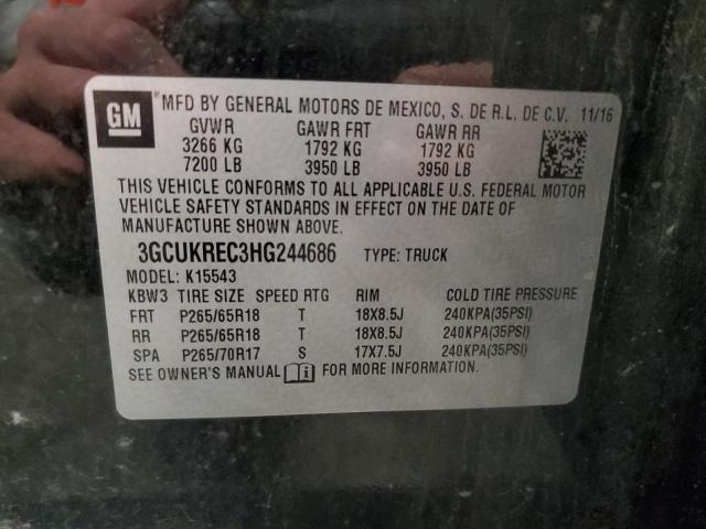 2017 CHEVROLET 1500 3GCUKREC3HG244686