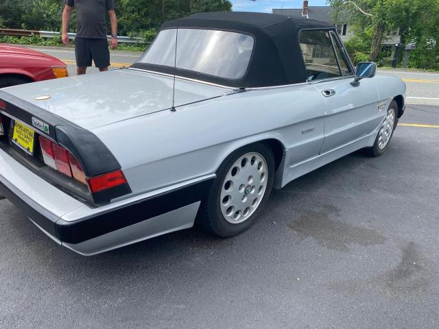 Vin: zarba5566h105xxx, lot: 63038355, alfa romeo spider quadrifoglio 19874