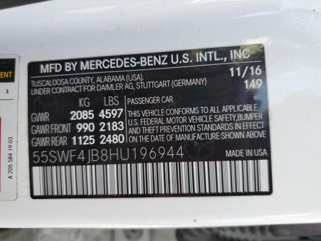 2017 MERCEDES-BENZ C 300 55SWF4JB8HU196944