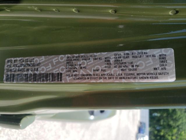 2023 JEEP WRANGLER S 1C4JJXP6XPW553167
