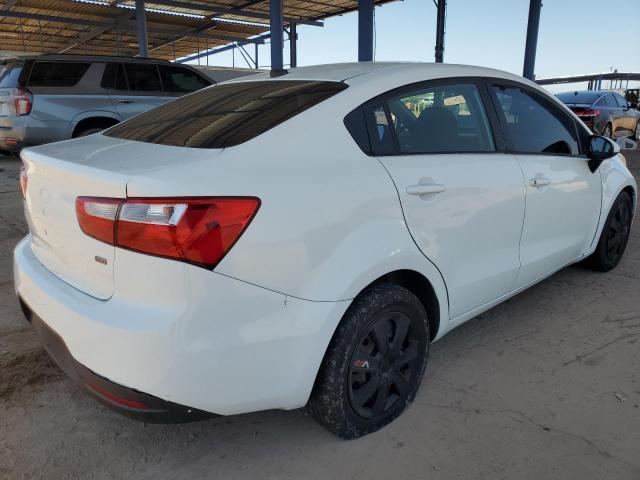 KIA RIO LX 2013 white  gas KNADM4A34D6306589 photo #4