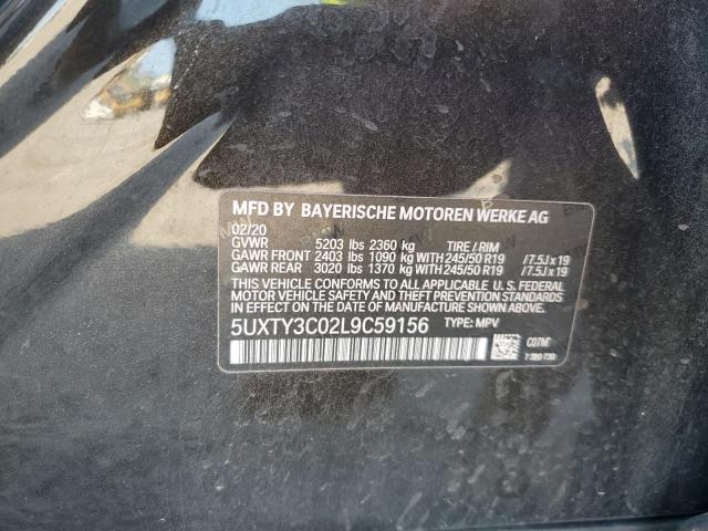 2020 BMW X3 SDRIVE3 5UXTY3C02L9C59156