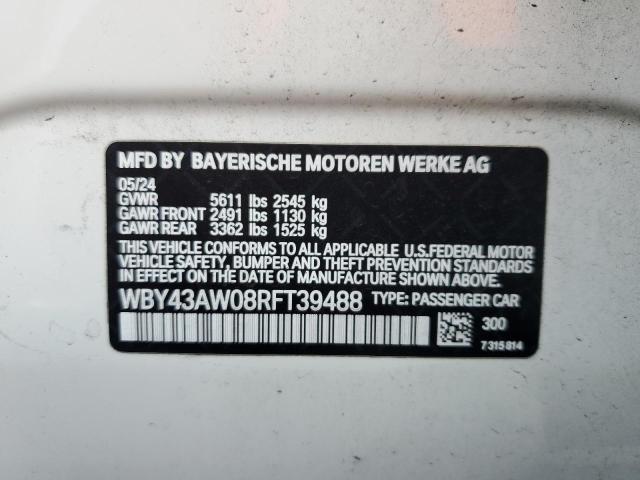 2024 BMW I4 EDRIVE WBY43AW08RFT39488