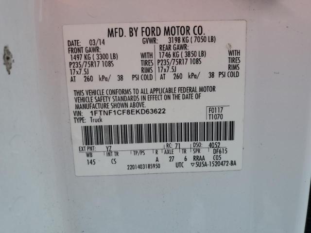 2014 FORD F150 - 1FTNF1CF8EKD63622