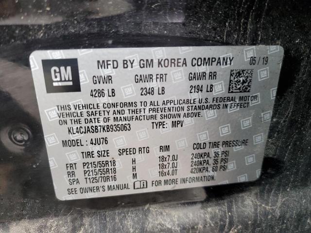 2019 BUICK ENCORE PRE KL4CJASB7KB935063