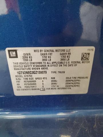 2016 GMC SIERRA K15 - 1GTV2NEC0GZ139079