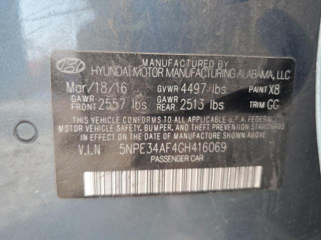 2016 HYUNDAI SONATA SPO - 5NPE34AF4GH416069