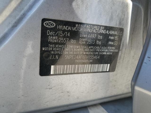 2015 HYUNDAI SONATA SE 5NPE24AF6FH155464