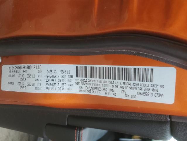 2015 JEEP CHEROKEE T 1C4PJMBS5FW551886