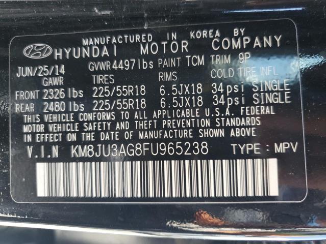 2015 HYUNDAI TUCSON LIMITED KM8JU3AG8FU965238