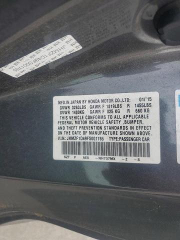 2015 HONDA CR-Z - JHMZF1D49FS001765
