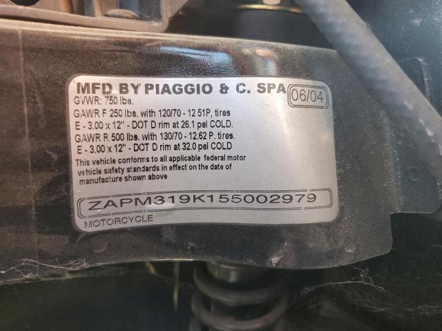 2005 VESPA GRANTURISM ZAPM319K155002979