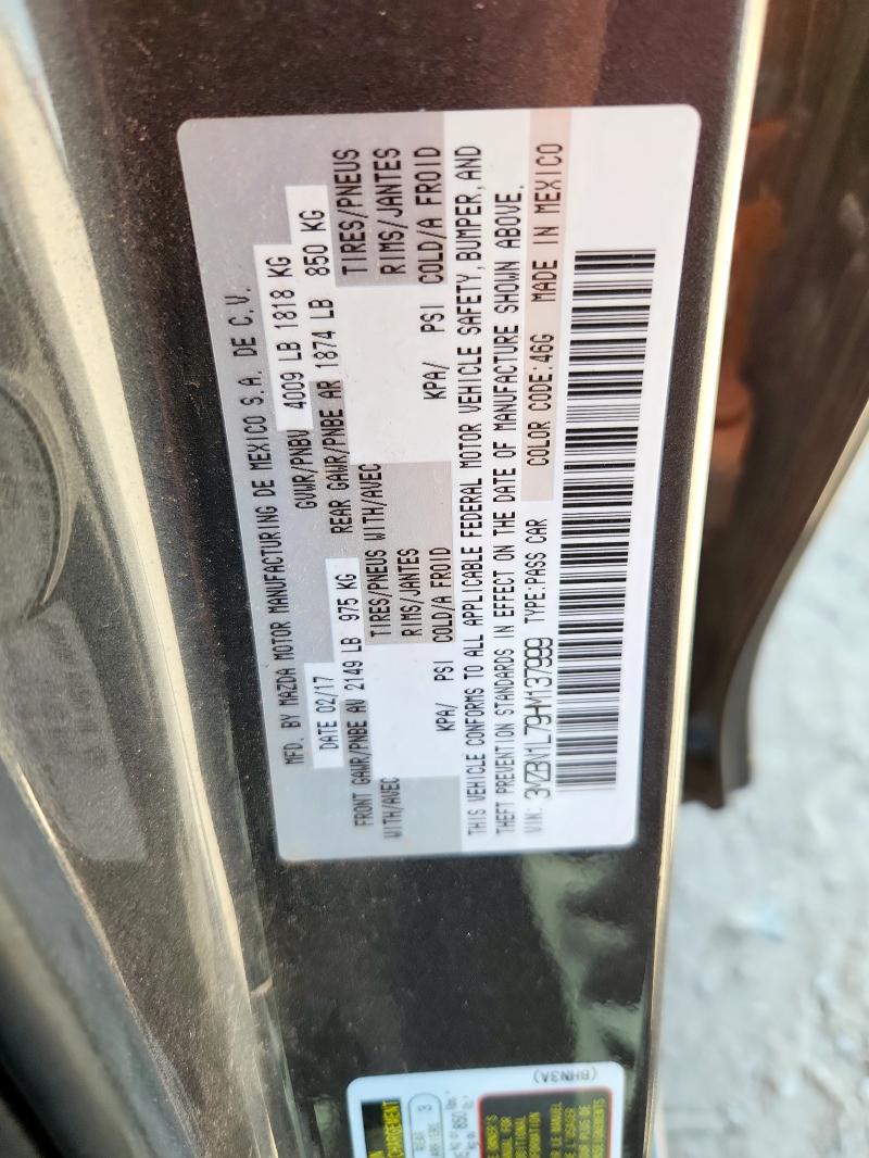2017 MAZDA 3 TOURING - 3MZBN1L79HM137999