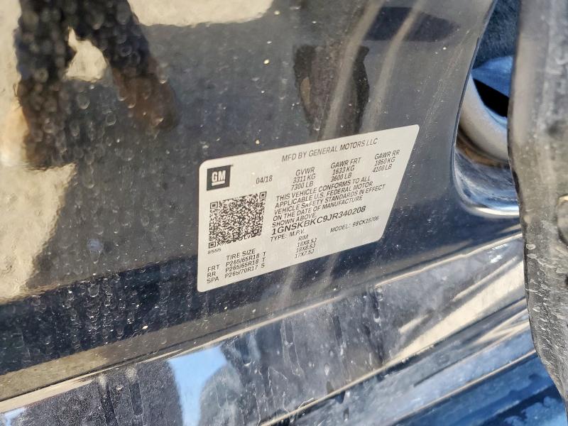 2018 CHEVROLET TAHOE K150 1GNSKBKC9JR340208