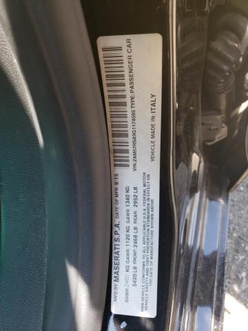 2016 MASERATI GHIBLI S ZAM57RSA9G1174595