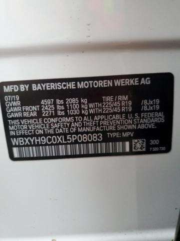 2020 BMW X2 SDRIVE2 WBXYH9C0XL5P08083
