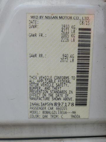 2015 NISSAN ALTIMA 2.5 - 1N4AL3AP5FN897178