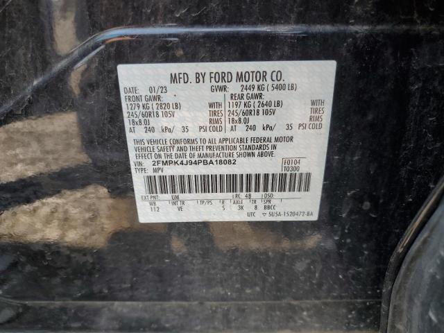 2023 FORD EDGE SEL 2FMPK4J94PBA18082