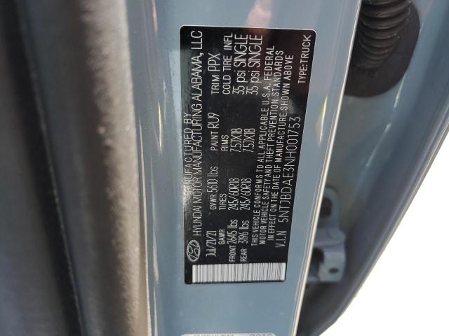 2022 HYUNDAI SANTA CRUZ 5NTJBDAE3NH001753
