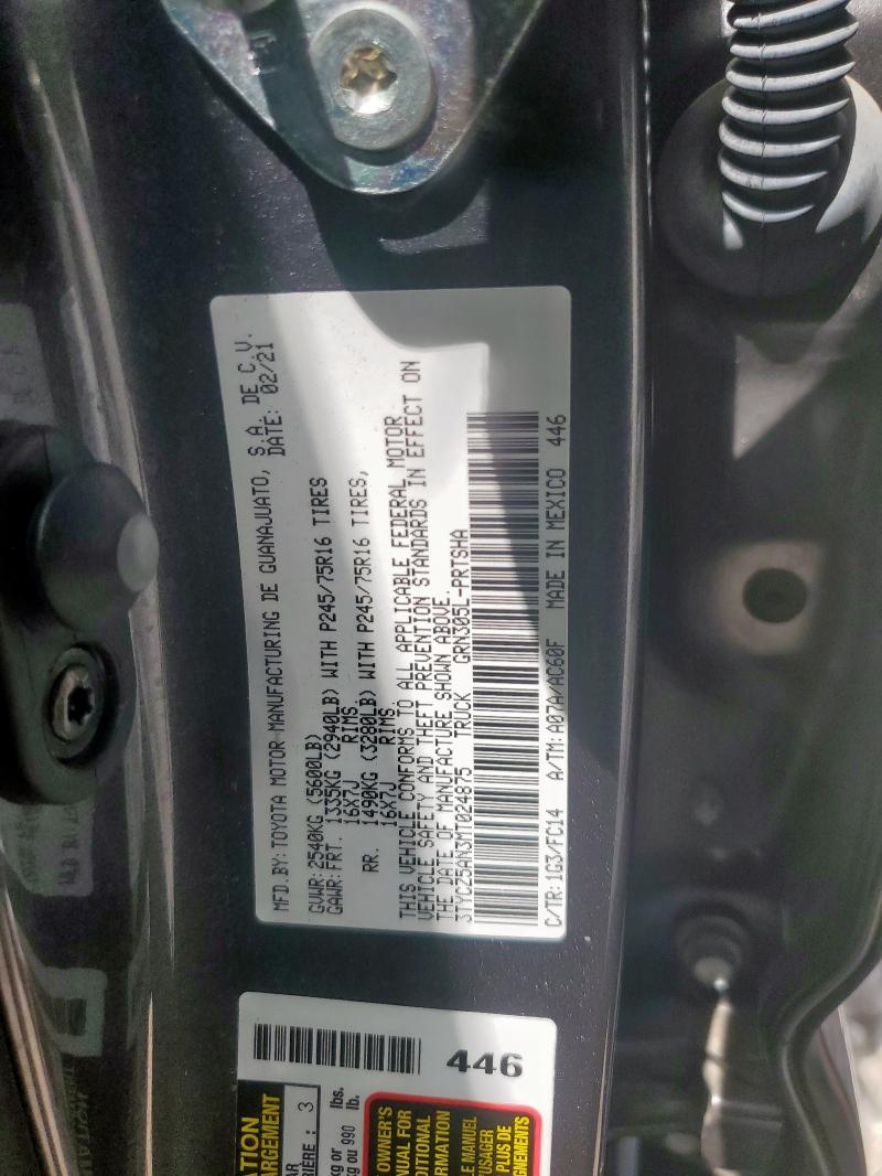 2021 TOYOTA TACOMA DOU - 3TYCZ5AN3MT024875
