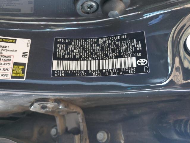 5YFS4MCEXPP145218 2023 TOYOTA COROLLA