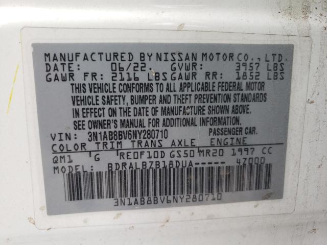 2022 NISSAN SENTRA S - 3N1AB8BV6NY280710