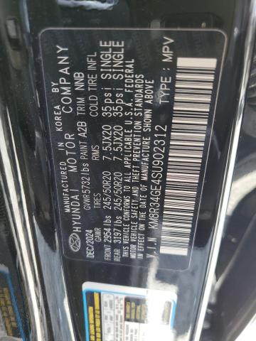 2025 HYUNDAI PALISADE X KM8R34GE4SU902312