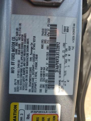 2020 FORD FUSION TIT 3FA6P0K93LR132892