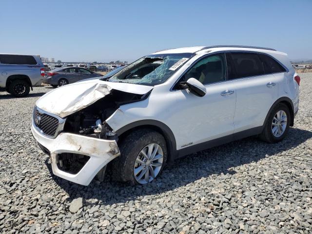 KIA SORENTO LX 2016 white  gas 5XYPGDA59GG121206 photo #1